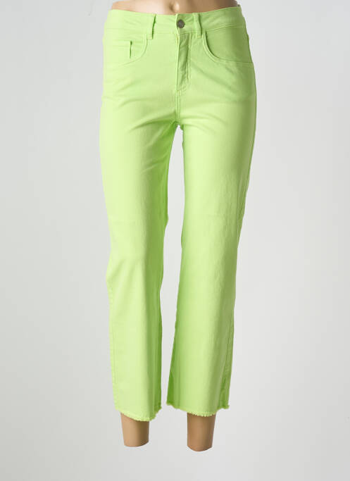 Pantalon 7/8 vert SIGNE NATURE pour femme