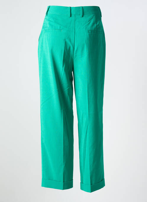 Pantalon droit vert MORGAN pour femme
