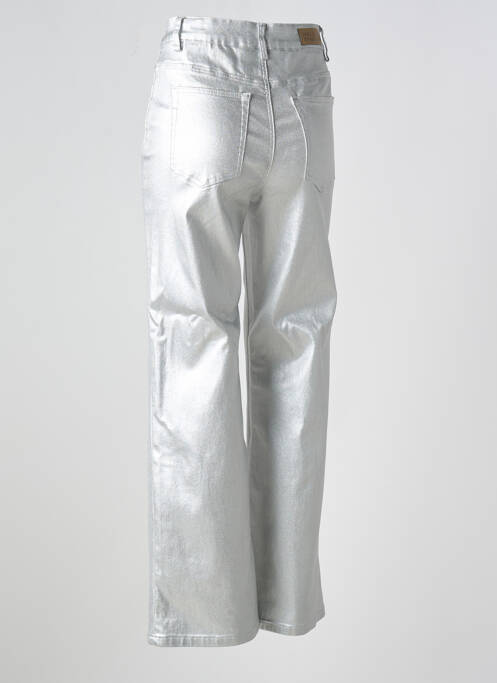Pantalon flare argent MOLLY BRACKEN pour femme
