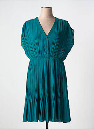 Robe mi-longue manches courtes manches courtes vert MOLLY BRACKEN femme