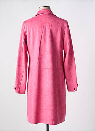 Veste casual col tailleur rose RINO & PELLE femme