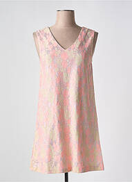 Robe courte sans manche sans manche rose MOLLY BRACKEN femme