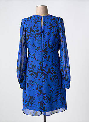 Robe courte manches longues manches longues bleu ESPRIT femme