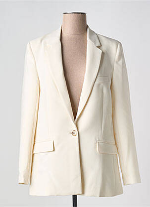 Blazer poignets boutonnés beige SIGNE NATURE femme
