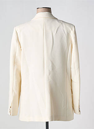Blazer poignets boutonnés beige SIGNE NATURE femme