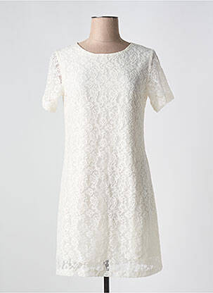 Robe courte blanc MOLLY BRACKEN pour femme