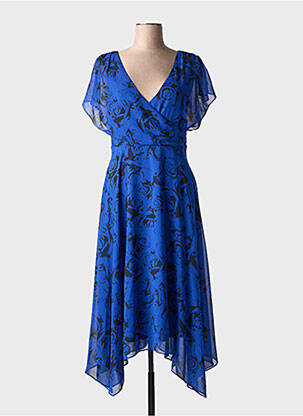 Robe mi-longue bleu ESPRIT pour femme