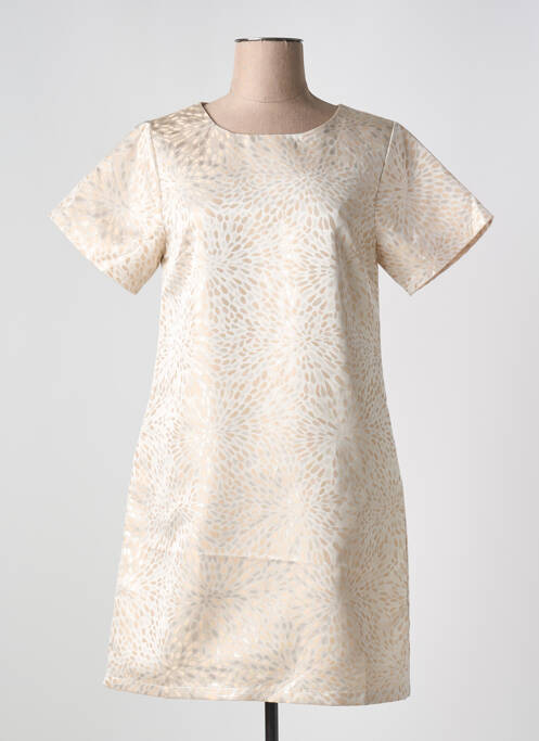 Robe courte beige MOLLY BRACKEN pour femme