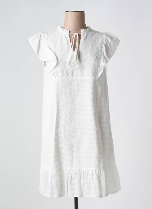 Robe courte blanc MOLLY BRACKEN pour femme