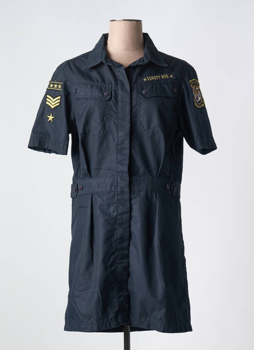 Robe courte noir SCHOTT pour femme