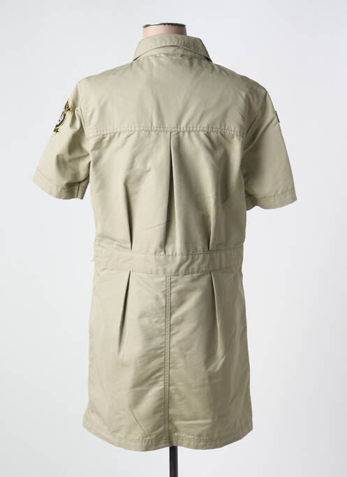 Robe courte vert SCHOTT pour femme