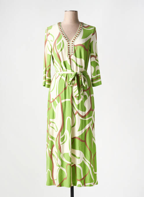 Robe longue vert ESQUALO pour femme