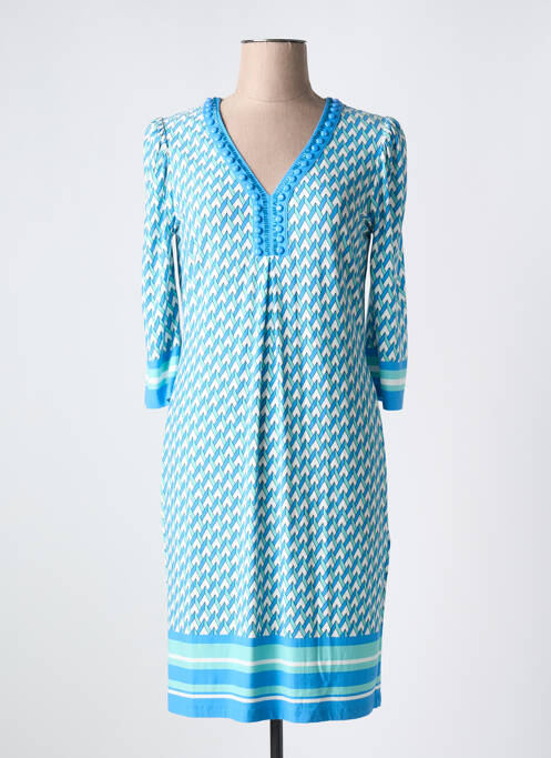 Robe mi-longue bleu ESQUALO pour femme