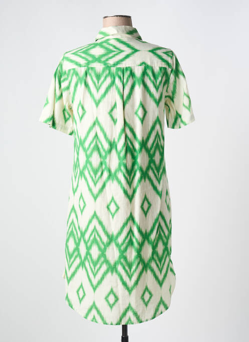 Robe mi-longue vert SIGNE NATURE pour femme