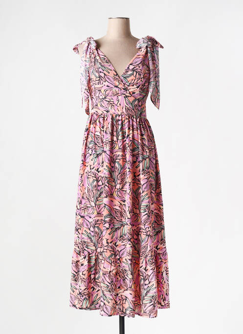 Robe mi-longue violet MOLLY BRACKEN pour femme