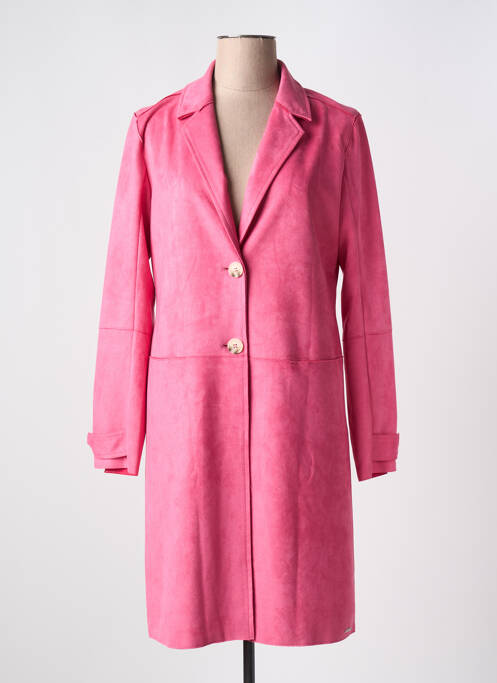 Veste casual rose RINO & PELLE pour femme