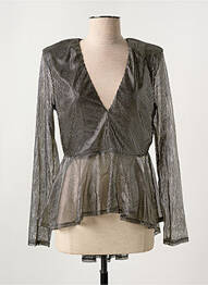 Top col v manches longues or GUESS femme