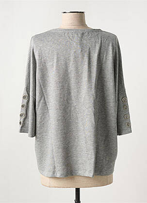 T-shirt manches 3/4 manches 3/4 gris SALSA femme