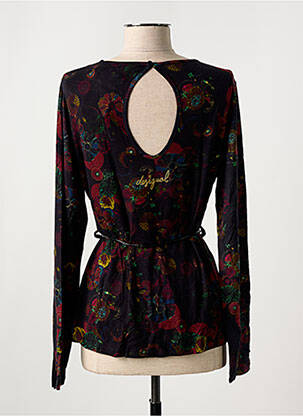 Top stretch manches longues noir DESIGUAL femme