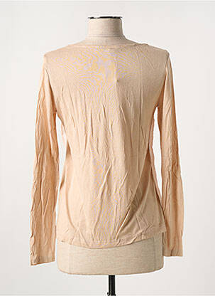 Top tissage crêpe manches longues rose SALSA femme