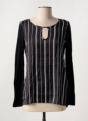 Top stretch manches longues noir SALSA femme