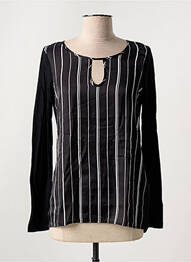 Top stretch manches longues noir SALSA femme