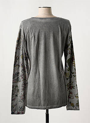 T-shirt manches longues manches longues gris DEEPEND femme