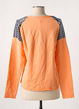 Sweat-shirt stretch manches longues orange SALSA femme