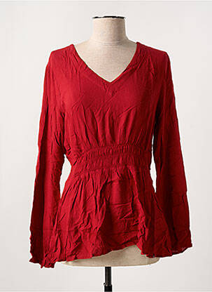 Blouse manches longues manches longues rouge SALSA femme
