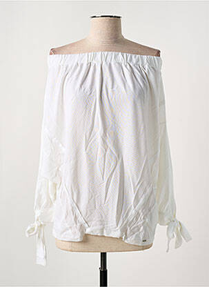 Blouse manches 3/4 manches 3/4 blanc SALSA femme