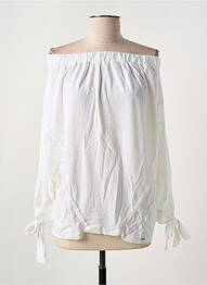 Blouse manches 3/4 manches 3/4 blanc SALSA femme