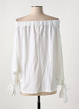 Blouse manches 3/4 manches 3/4 blanc SALSA femme
