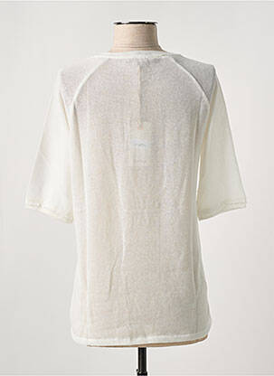 Top stretch manches courtes blanc SALSA femme