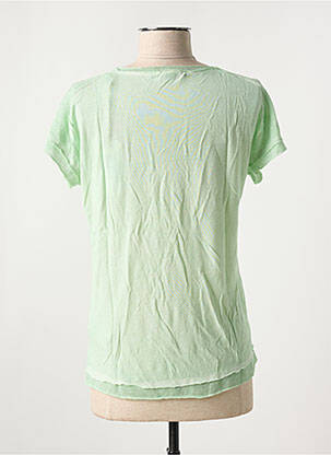 T-shirt stretch manches courtes vert SALSA femme