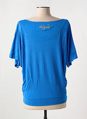 T-shirt manches mi-longues manches courtes bleu DESIGUAL femme