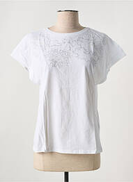 T-shirt stretch manches courtes blanc SALSA femme