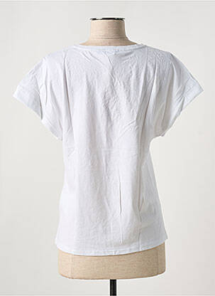 T-shirt stretch manches courtes blanc SALSA femme