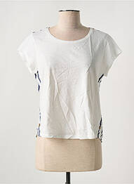 T-shirt stretch manches courtes beige SALSA femme