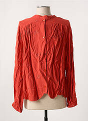 Blouse orange ORFEO pour femme seconde vue