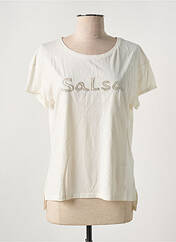 T-shirt beige SALSA pour femme seconde vue