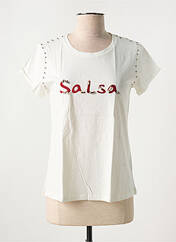 T-shirt beige SALSA pour femme seconde vue