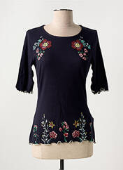 T-shirt bleu DESIGUAL pour femme seconde vue