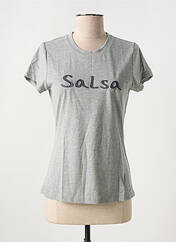 T-shirt gris SALSA pour femme seconde vue