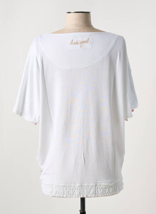 Top blanc DESIGUAL pour femme