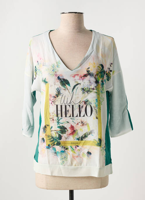 Top vert SALSA pour femme