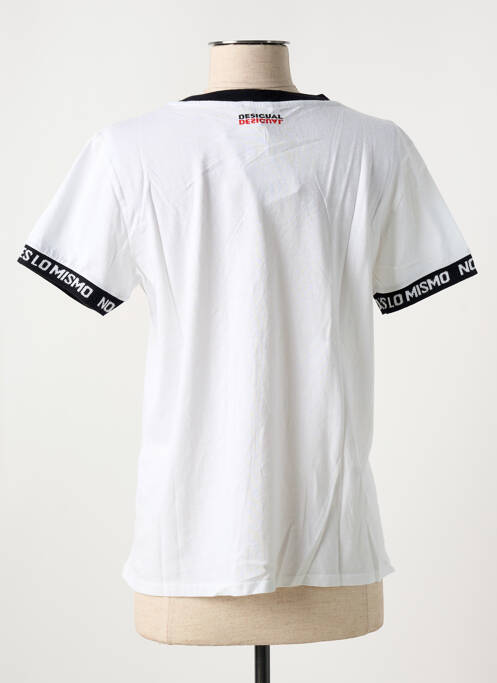 T-shirt blanc DESIGUAL pour femme