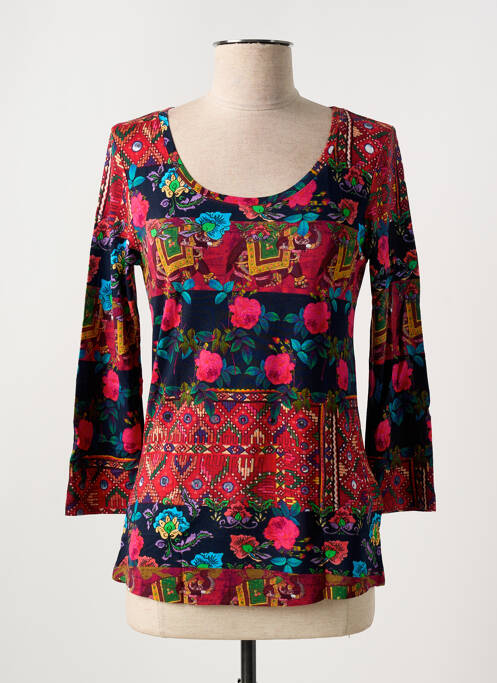 T-shirt bleu DESIGUAL pour femme