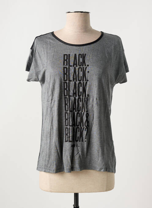 T-shirt gris SALSA pour femme