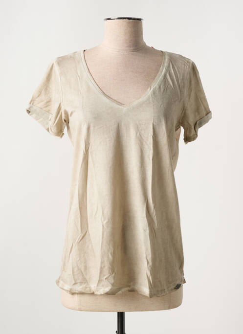 T-shirt marron DDP pour femme