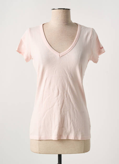 T-shirt rose REPLAY pour femme